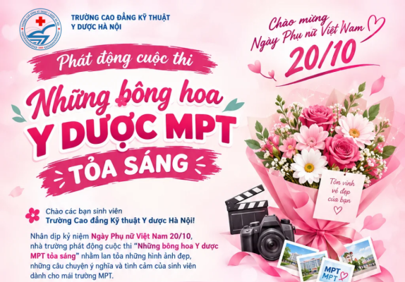 Cuộc thi Những bông hoa Kỹ thuật Y dược Hà Nội tỏa sáng 20/10/2026